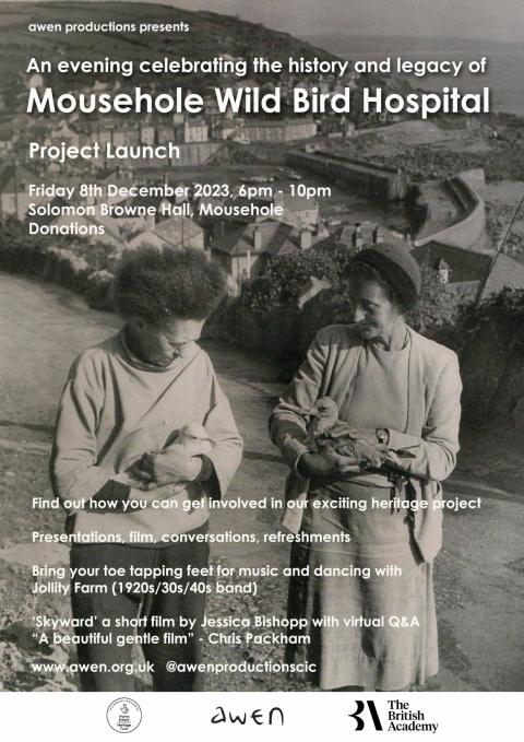 Mousehole Wild Bird Hospital Heritage Project Poster 1